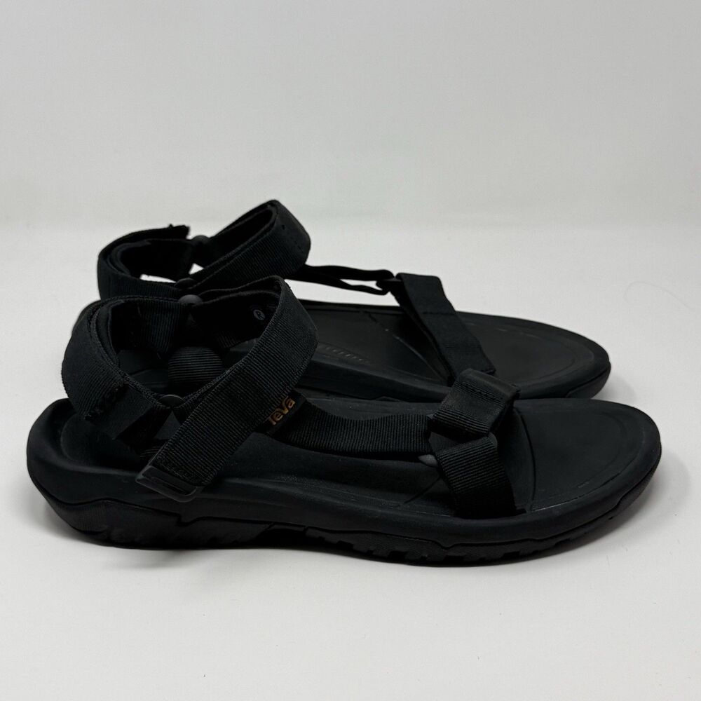 Teva Hurricane XLT2 Sandals Mens 11 Black Adjustable Strap Rugged Outdoor Hiking